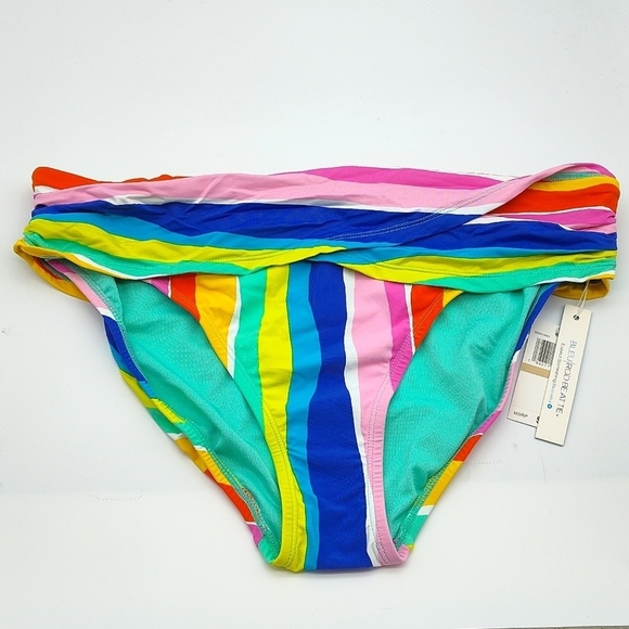 Bleu Rod Beattie Other - NWT Stripe Bikini Bottoms by Blue Rod Be At Tie